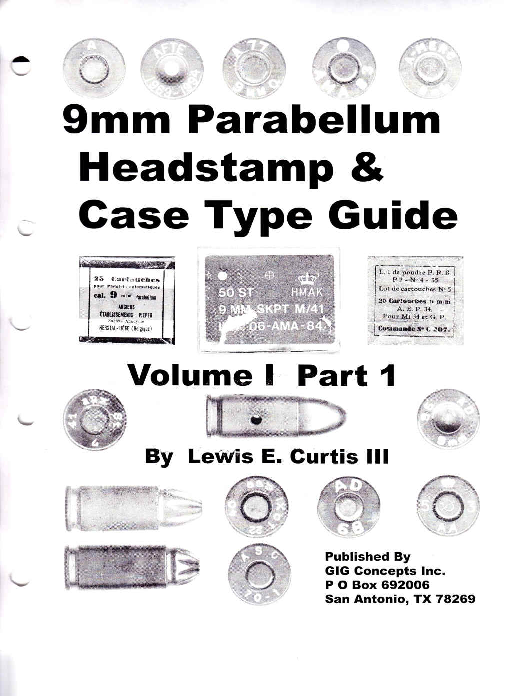 9 mm Para Headstamp & case type Guide Vol.1 Part 1